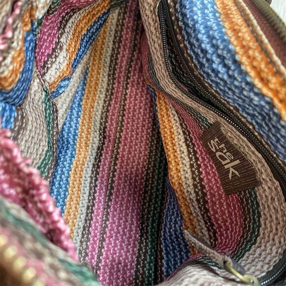 The Sak Women's Bronze Brown Metallic Leather Shoulder Bag - Picture 10 of 13